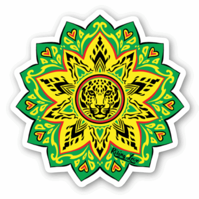 Jaguar Mandala Sticker
