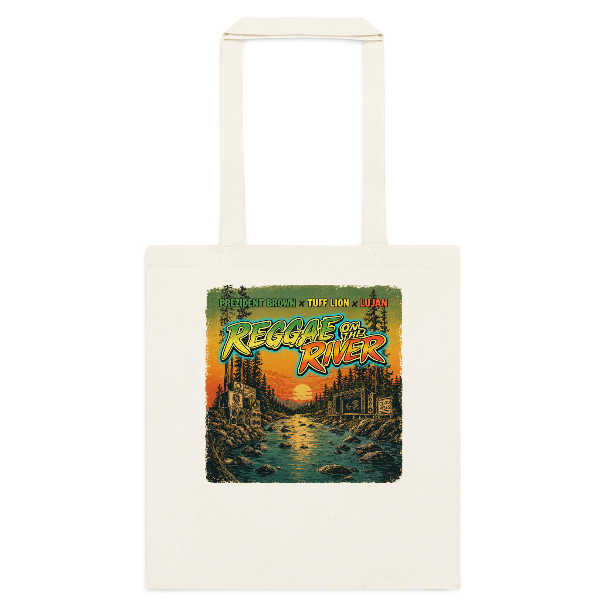 Reggae on the River Cotton Tote Bag